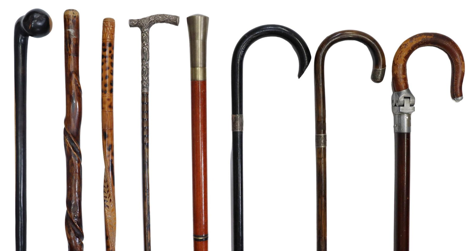 (8) WALKING STICKS CANES (1 of 4)