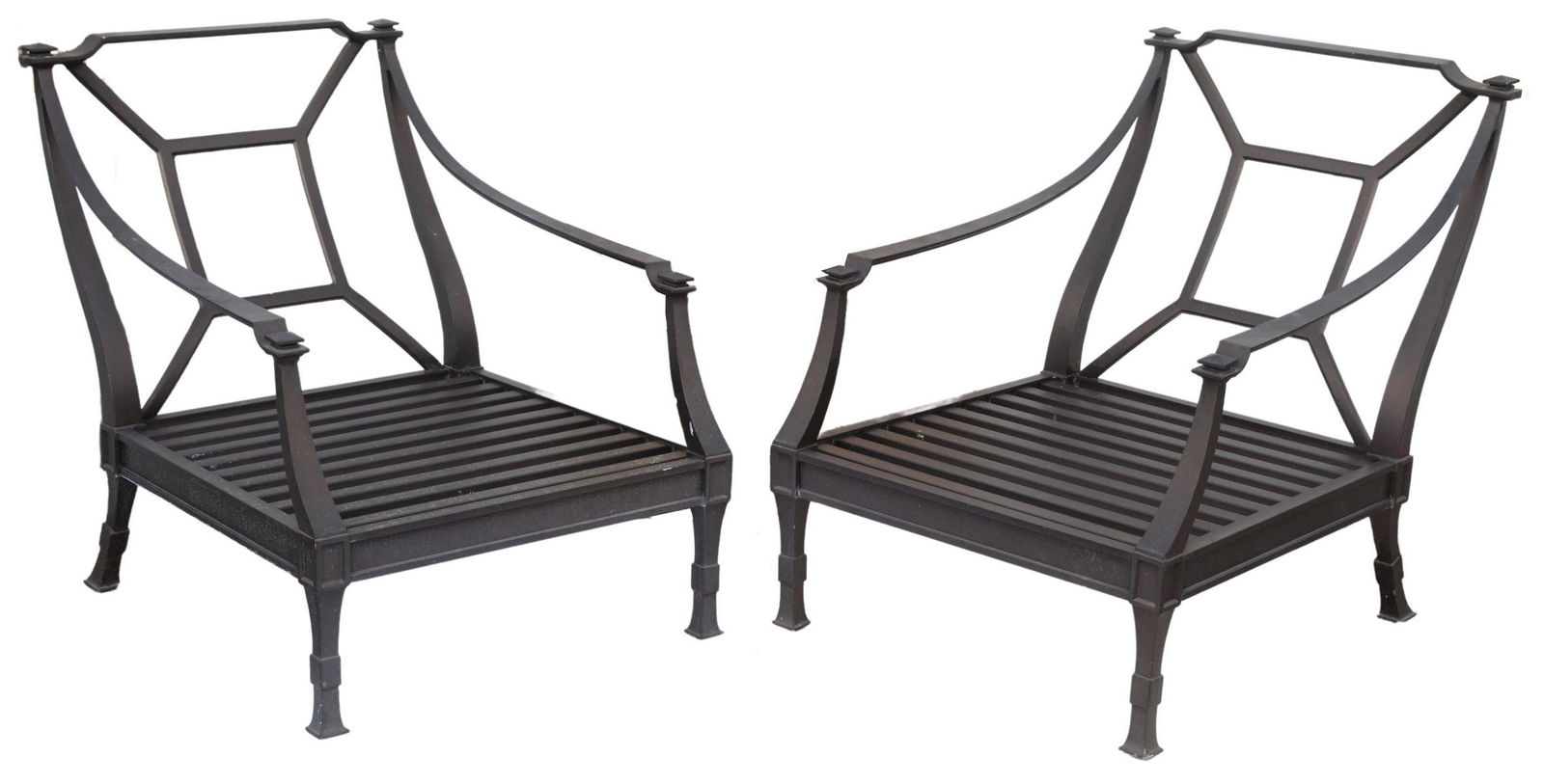 2) RESTORATION HARDWARE ANTIBES LUXE LOUNGE CHAIRS (1 of 2)