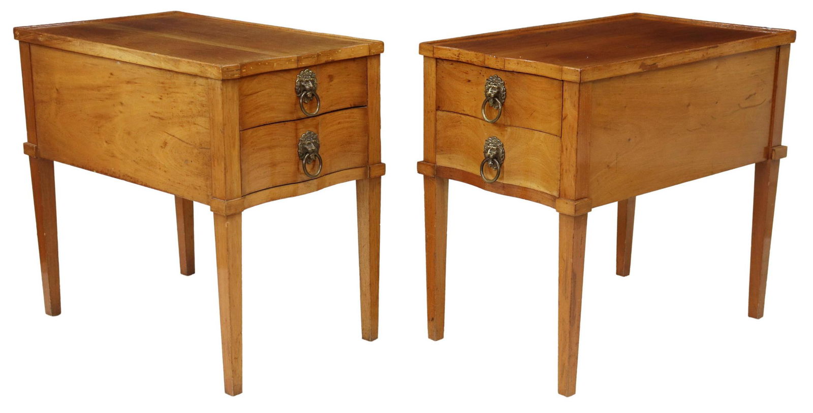 (2) GEORGIAN STYLE MAHOGANY SIDE TABLES (1 of 5)
