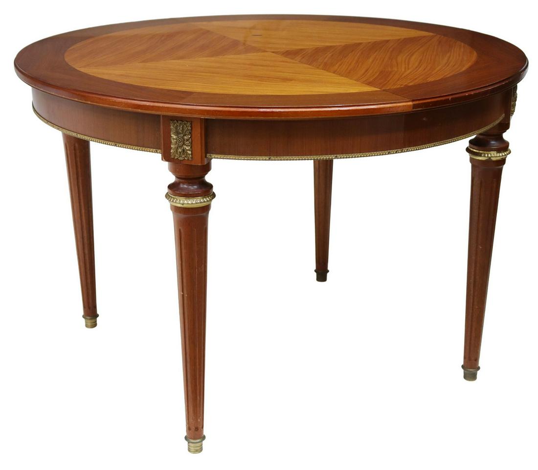 FRENCH LOUIS XVI STYLE ROSEWOOD EXTENSION TABLE (1 of 6)