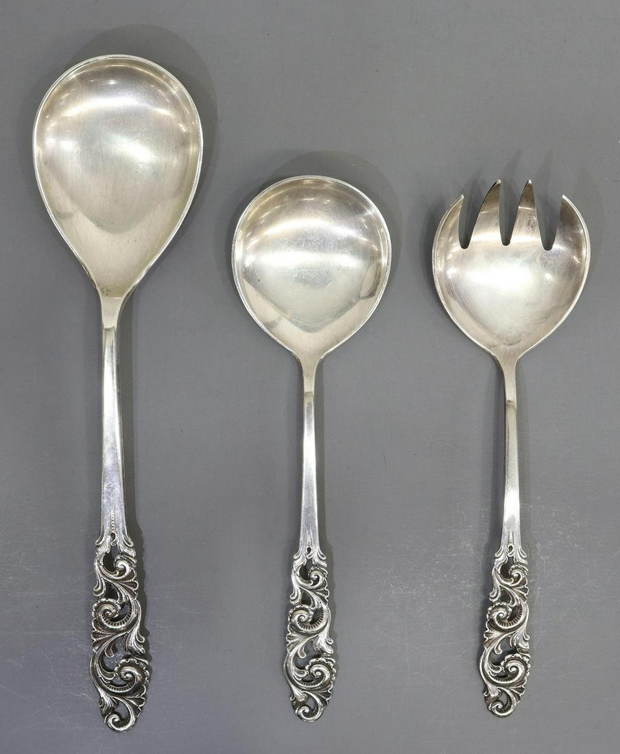 (3) BRODRENE MYLIUS 'TELE' SILVER SERVING FLATWARE (1 of 4)