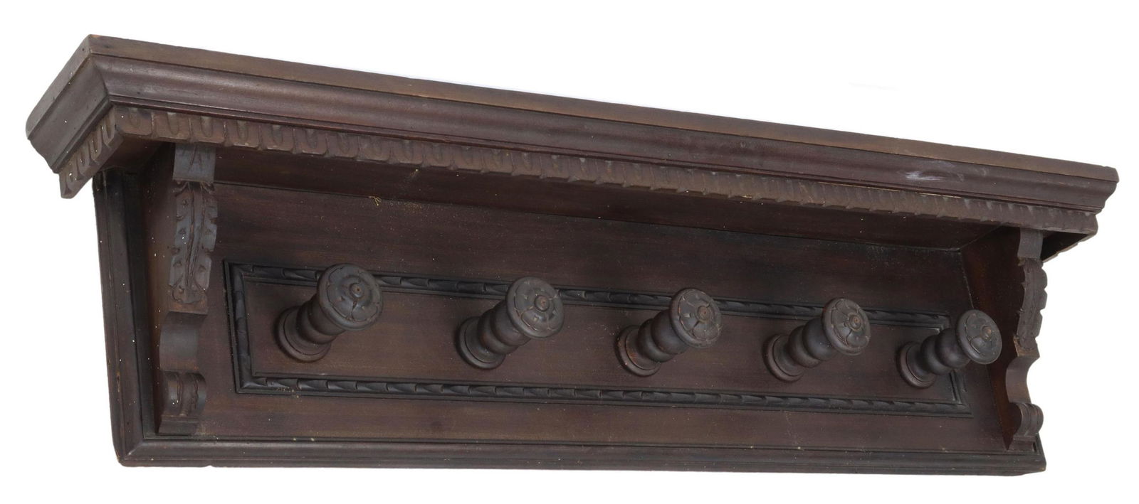 ITALIAN RENAISSANCE REVIVAL WALL-MOUNTED HAT RACK (1 of 2)