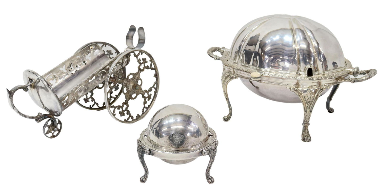 (3) MAPPIN & WEBB SILVERPLATE WARMER & SERVICEWARE (1 of 8)