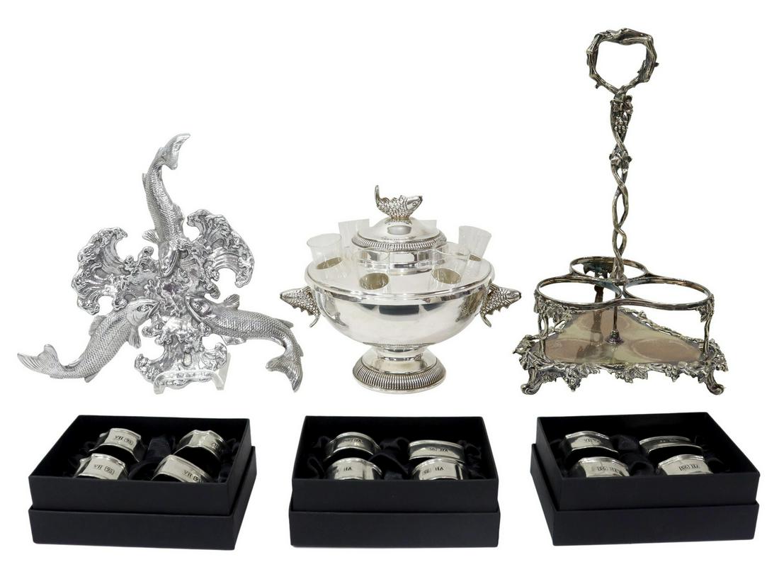 (15) SILVERPLATE & OTHER METAL TABLEWARE (1 of 5)