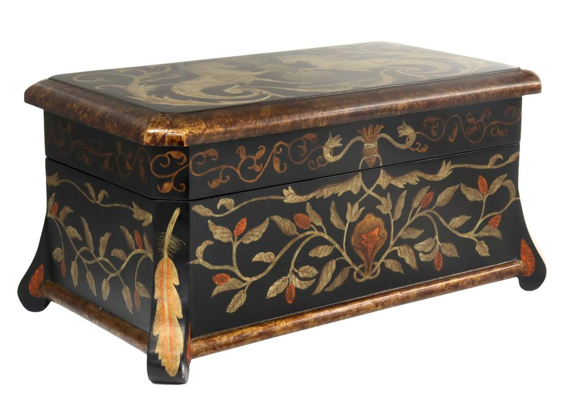 CASTILIAN IMPORTS DECORATIVE HIPPOCAMP TABLE BOX (1 of 6)