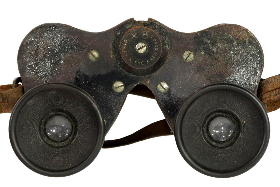 (2) ENGLISH FIELD BINOCULARS & LEATHER CASES (1 of 12)