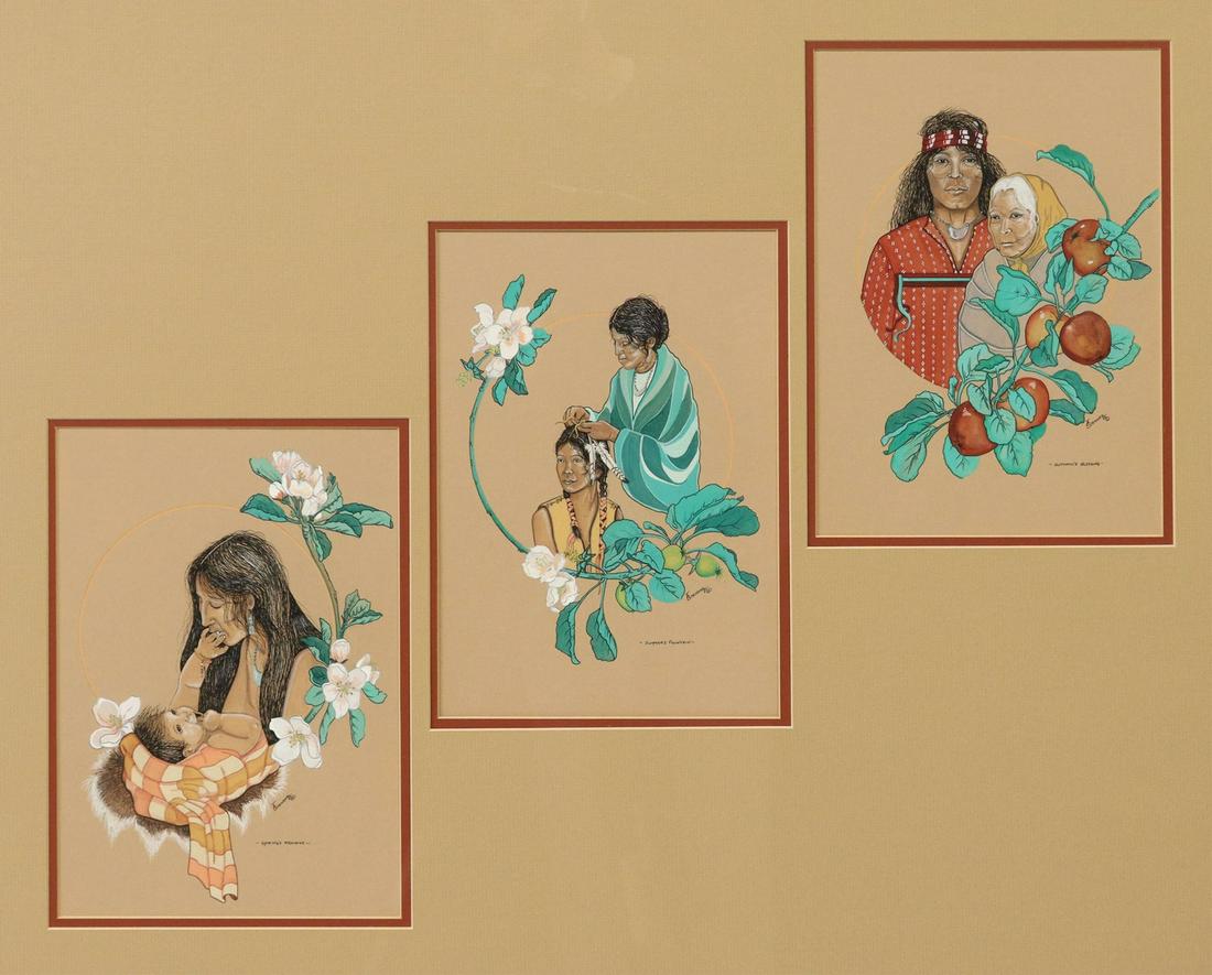 TOMMY ANN STEINSIEK SEASONS OF LIFE WATERCOLORS (1 of 5)