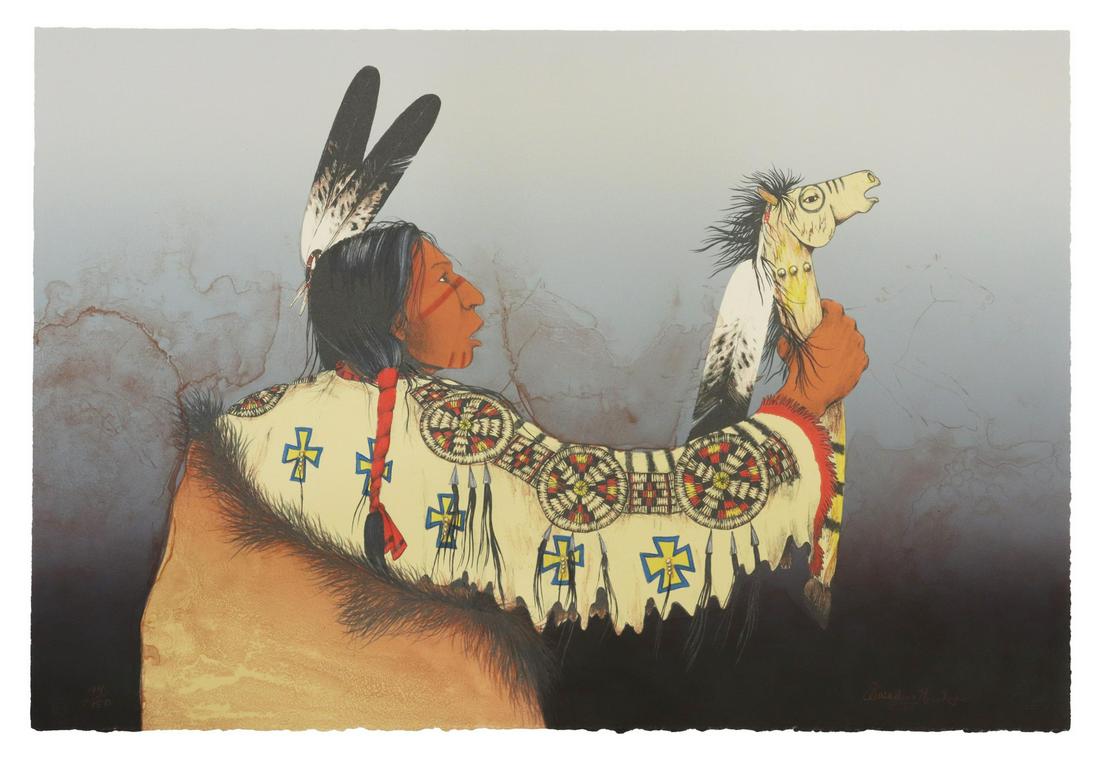 PALADINE ROYE (D.2001) NATIVE AMERICAN LITHOGRAPH (1 of 5)