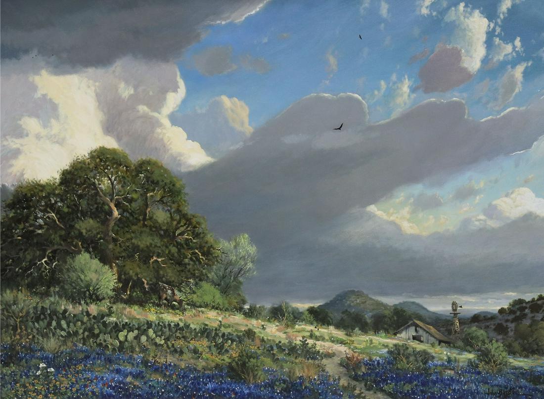 JOHN BARGER (B.1953) SPRINGTIME IN TEXAS O/C (1 of 5)