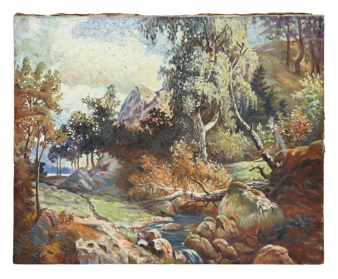 CHARLES BERKELEY NORMANN (TX, 1903-1985) LANDSCAPE (1 of 3)