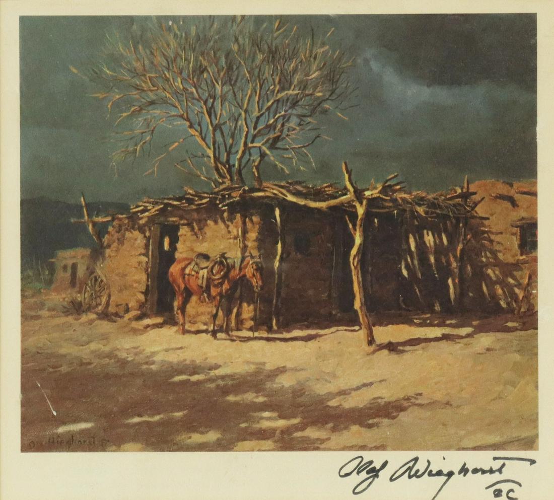 OLAF CARL WIEGHORST 'SUNDOWN [OR] SUMMER STORM' (1 of 4)