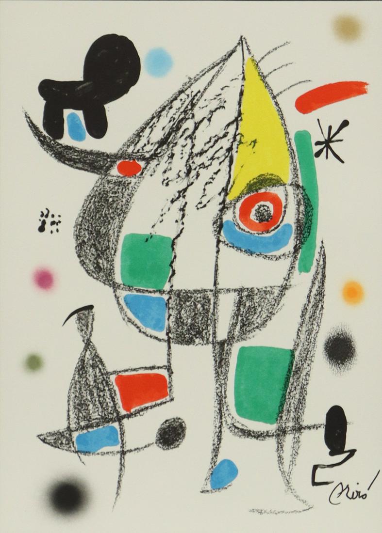 JOAN MIRO (1893-1983) 'MARAVILLAS' LITHOGRAPH (1 of 5)