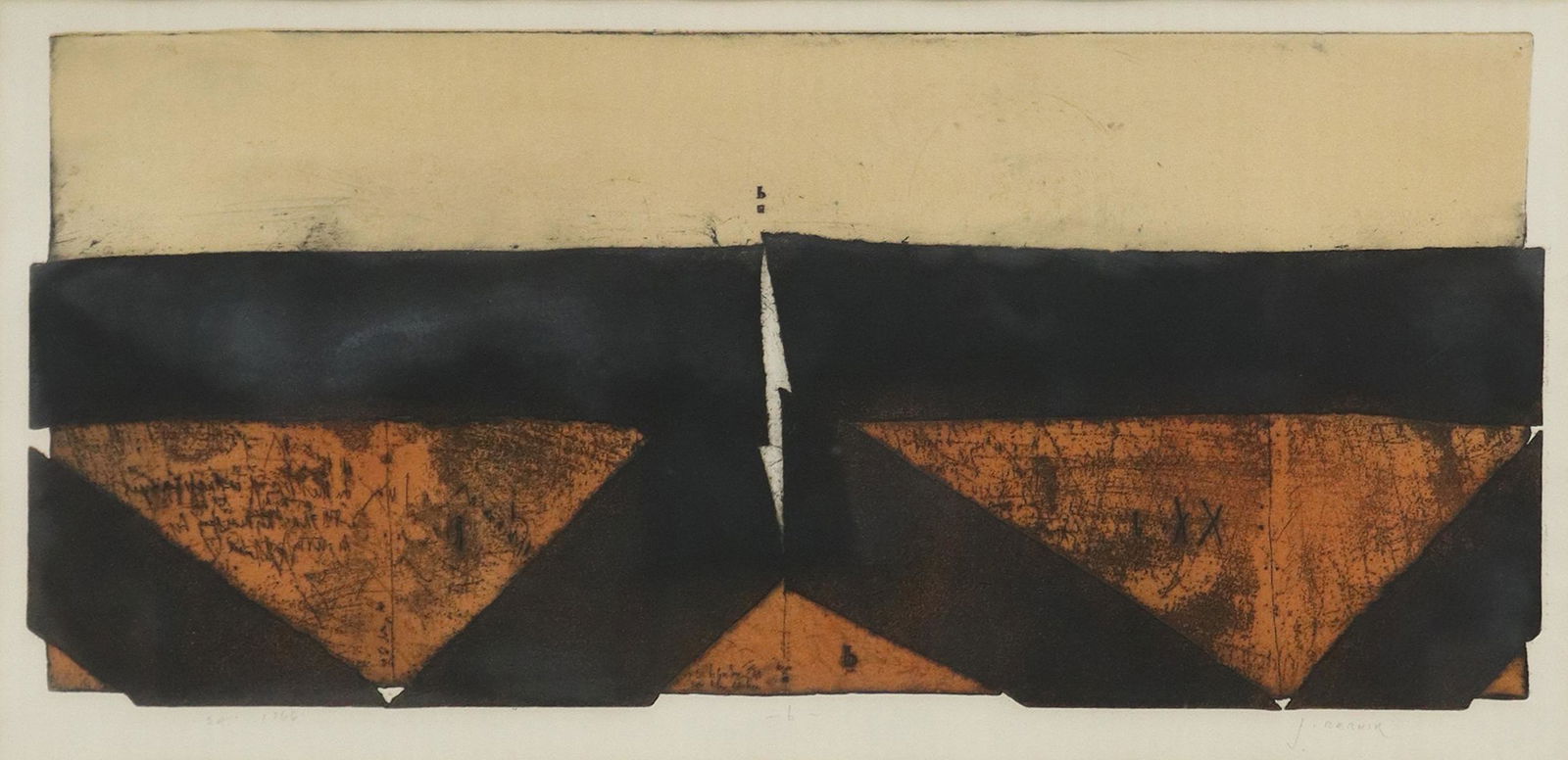 JANEZ BERNIK (1933-2016) INTAGLIO PRINT (1 of 4)
