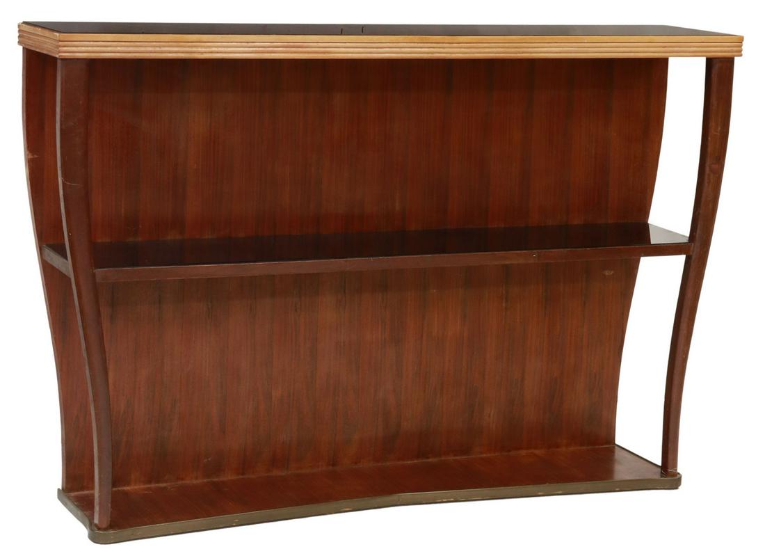 ITALIAN MID-CENTURY MODERN GLASS-TOP CONSOLE TABLE (1 of 4)