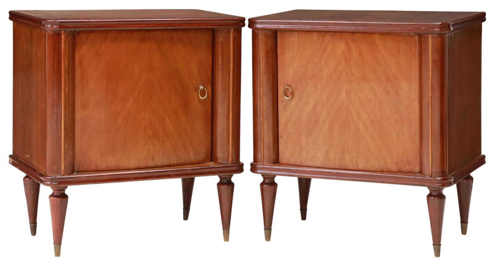 (2) ITALIAN MID-CENTURY MODERN BEDSIDE CABINETS (1 of 5)
