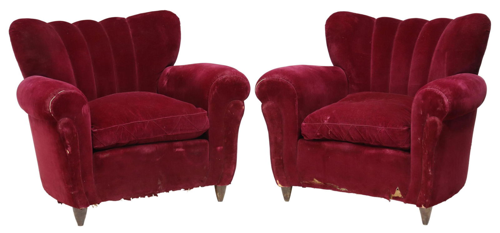(2) GUGLIELMO ULRICH ITALIAN MID-CENTURY ARMCHAIRS (1 of 3)