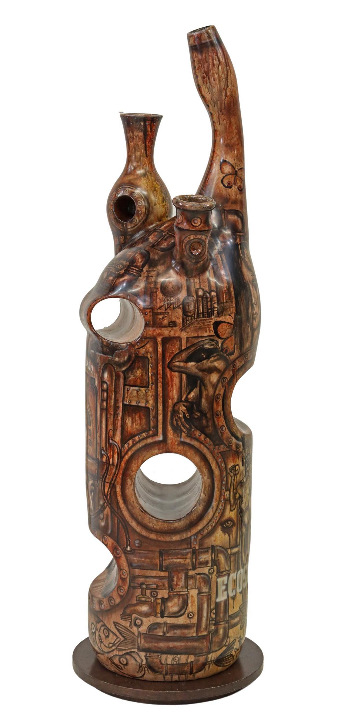 MODERN RAFAEL LOPEZ DIAZ 'ECOSIDIO' SCULPTURE (1 of 7)