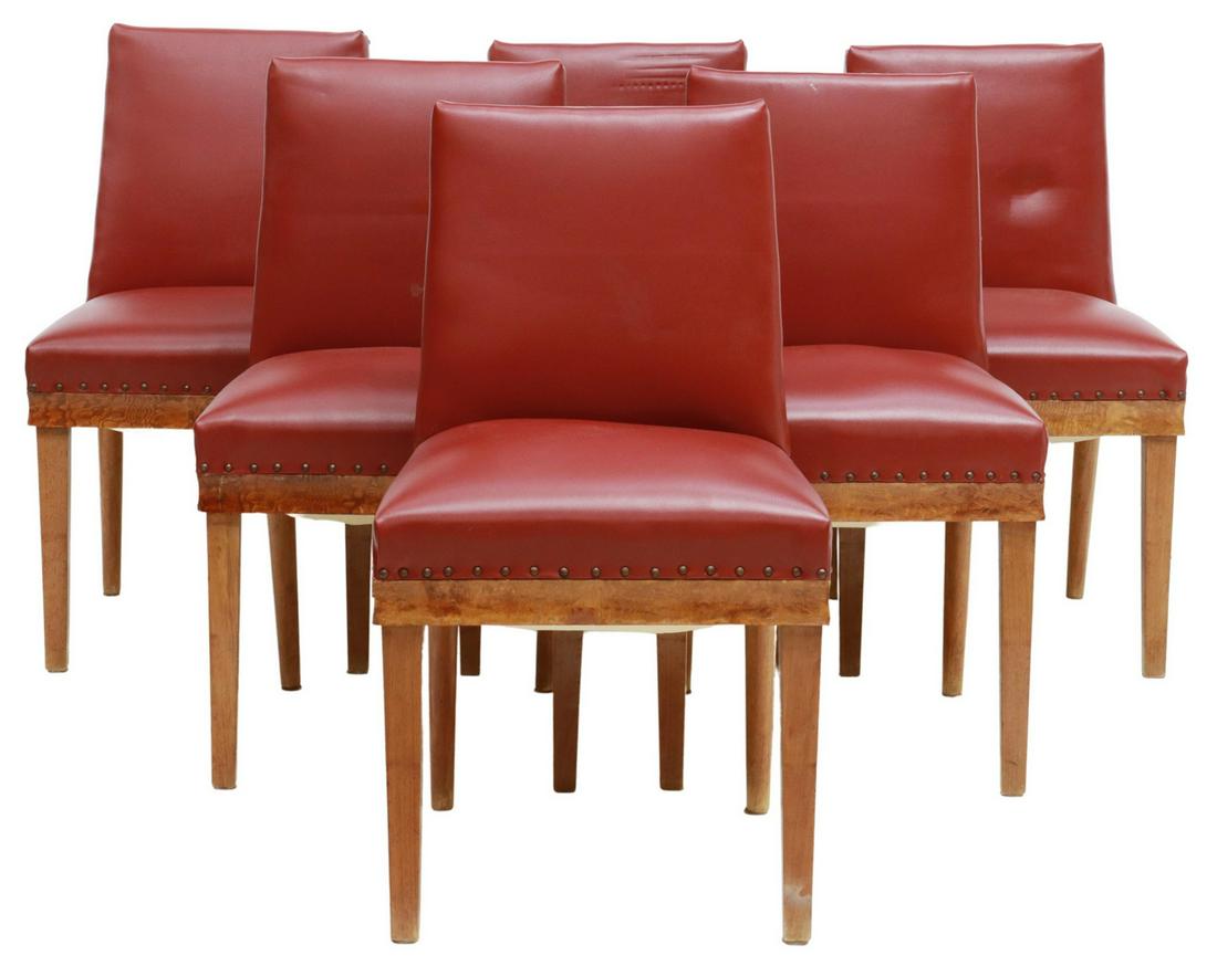 (6) LEVI-MONTALCINI & PAGANO ART DECO CHAIRS (1 of 3)