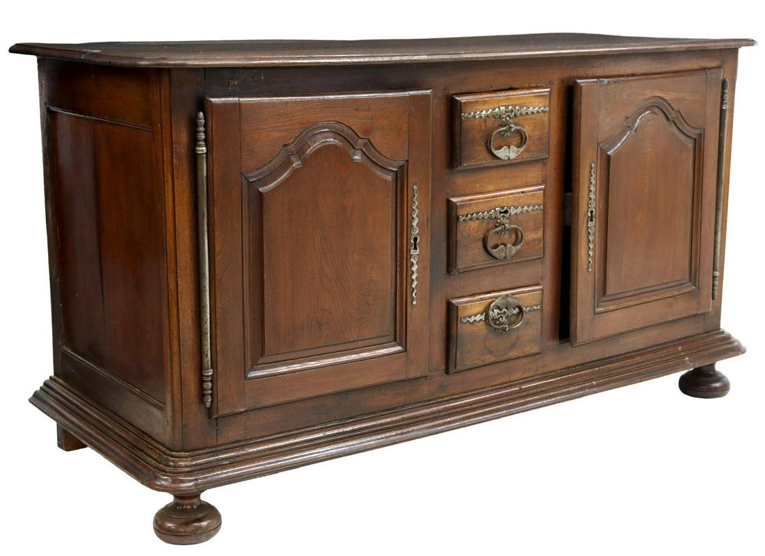 FRENCH PROVINCIAL OAK SIDEBOARD (1 of 6)