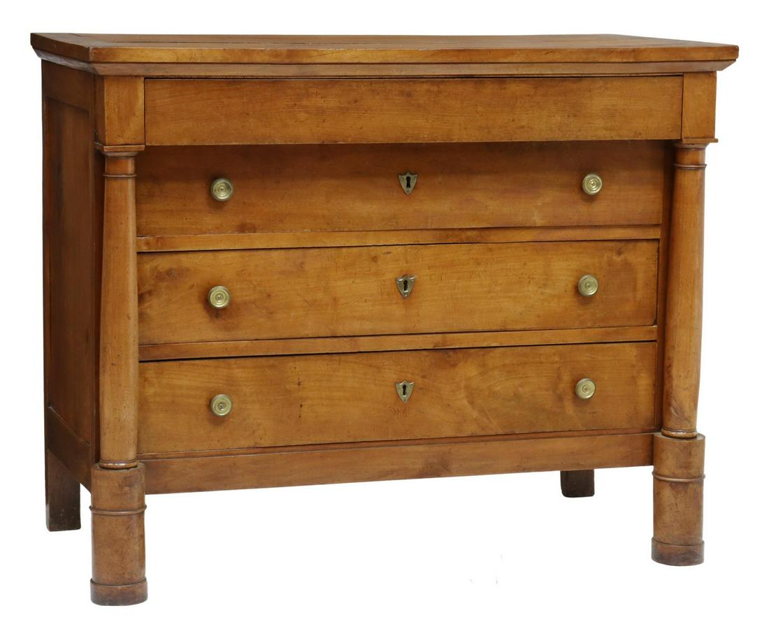 FRENCH EMPIRE STYLE FOUR-DRAWER COMMODE (1 of 5)