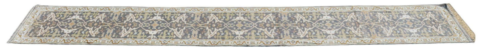 HAND-TIED PERSIAN OUSHAK RUNNER 19'9.75" X 2'7" (1 of 3)