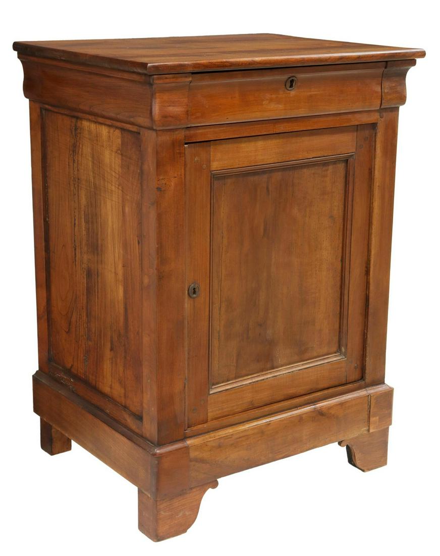 FRENCH LOUIS PHILIPPE PERIOD FRUITWOOD CONFITURIER (1 of 6)