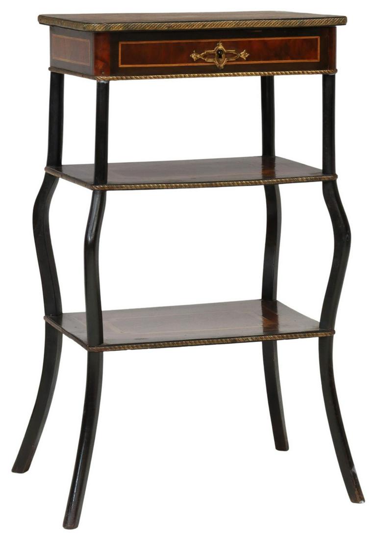 FRENCH NAPOLEON III PARQUETRY INLAY SEWING STAND (1 of 5)
