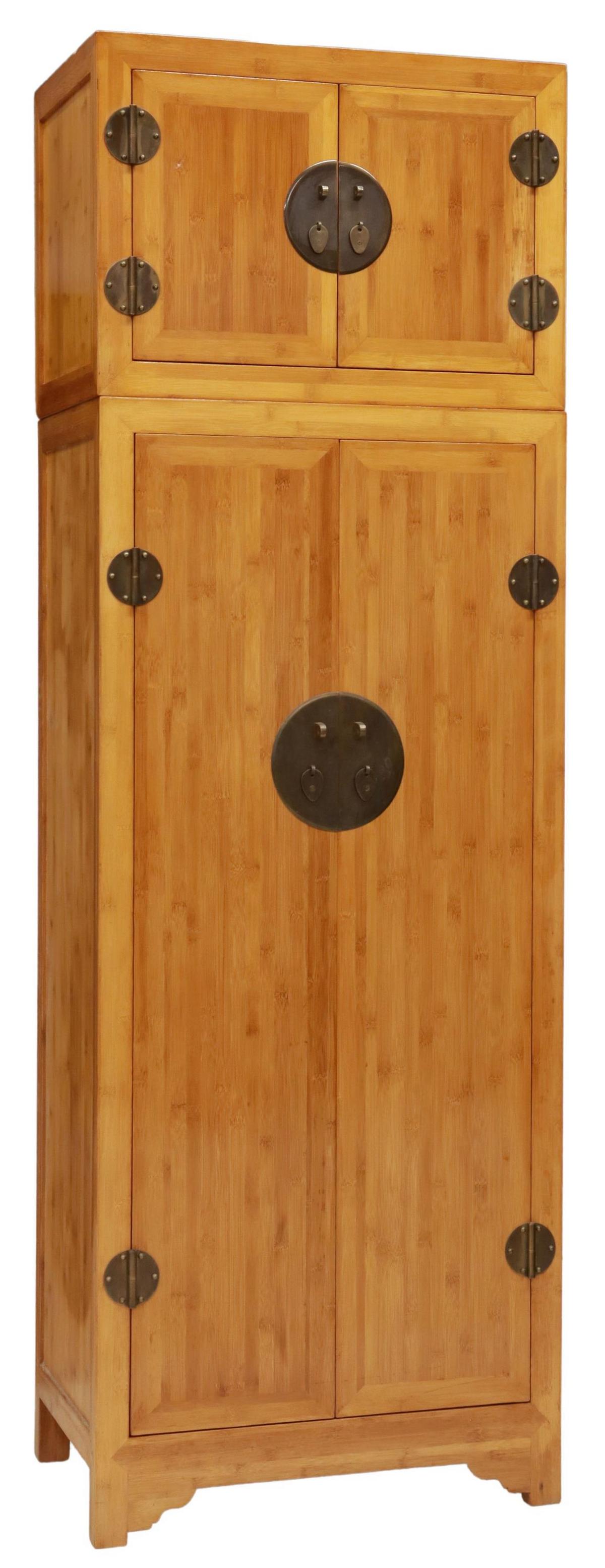 CHINESE TWO-TIER WOOD CABINET (1 of 4)