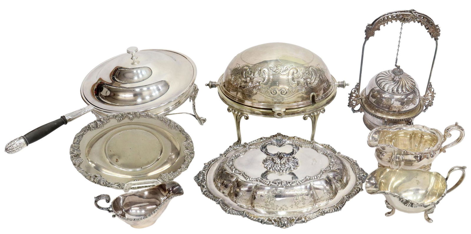 (8) ENGLISH & AMERICAN SILVERPLATE TABLEWARE (1 of 8)