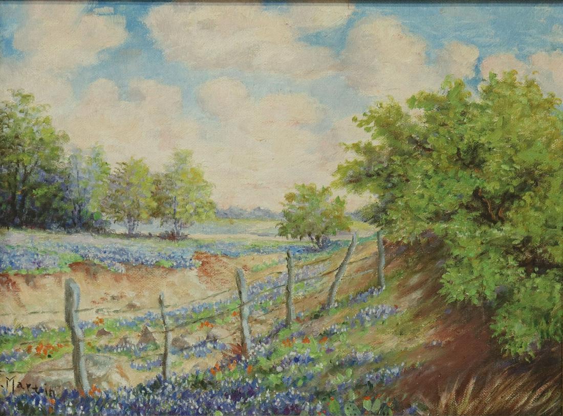 ANTHONY MARTIN (D.2019) BLUEBONNETS PAINTING (1 of 4)