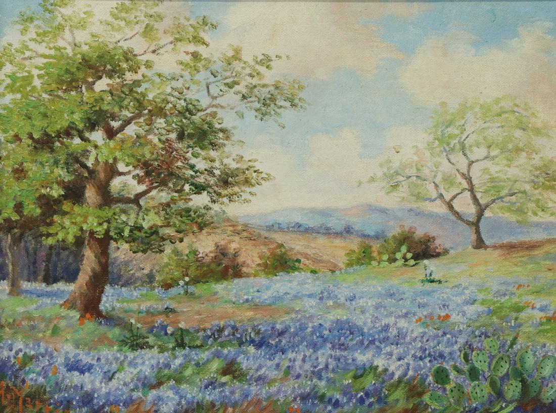 ANTHONY MARTIN (D.2019) BLUEBONNETS PAINTING (1 of 4)