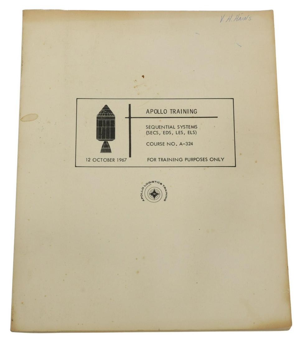 NASA TRAINING MANUAL, APOLLO, 1967, ILLUSTRATIONS (1 of 6)