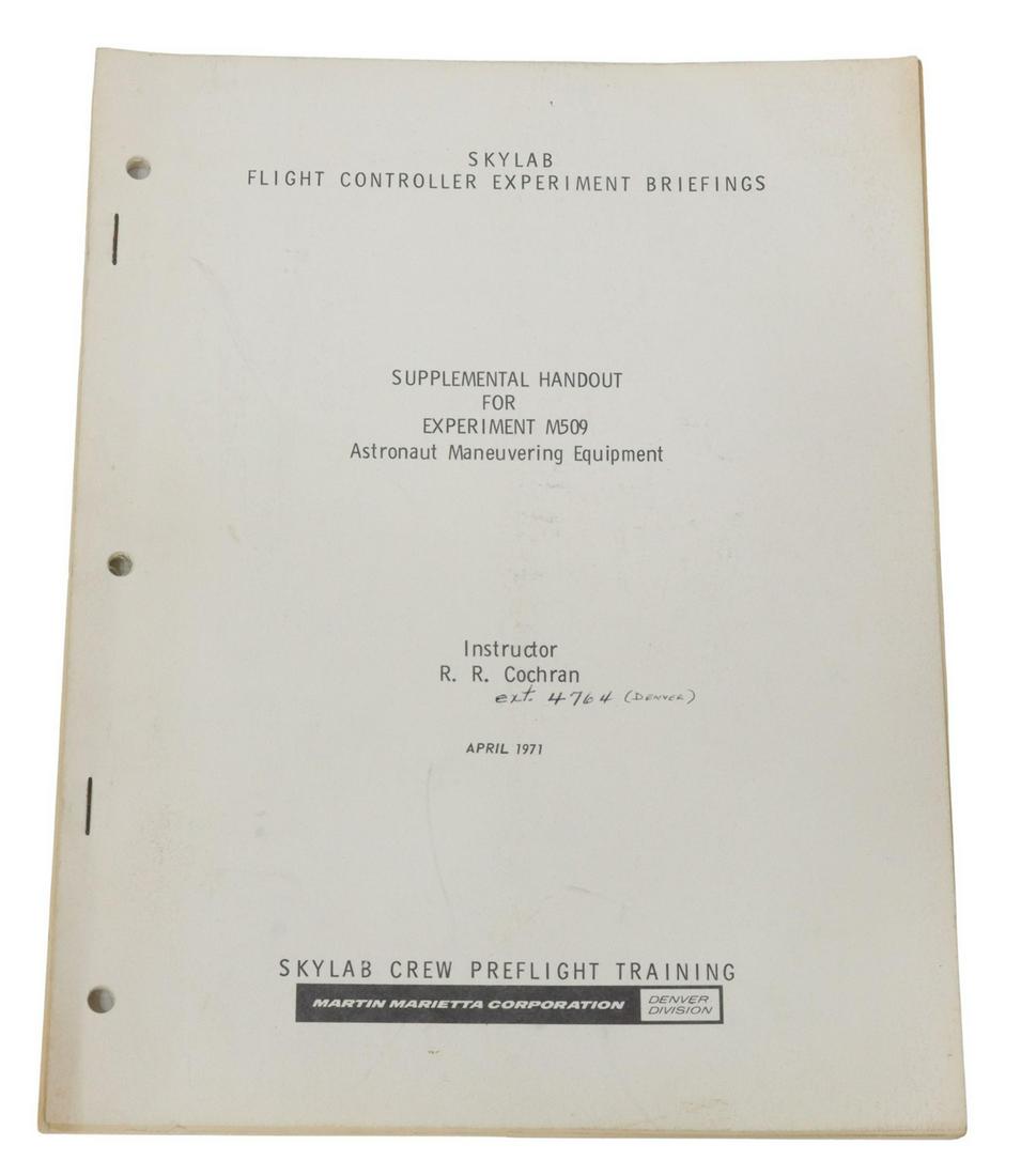 NASA MANUAL ASTRONAUT MANEUVERING, SKYLAB 1971 (1 of 5)