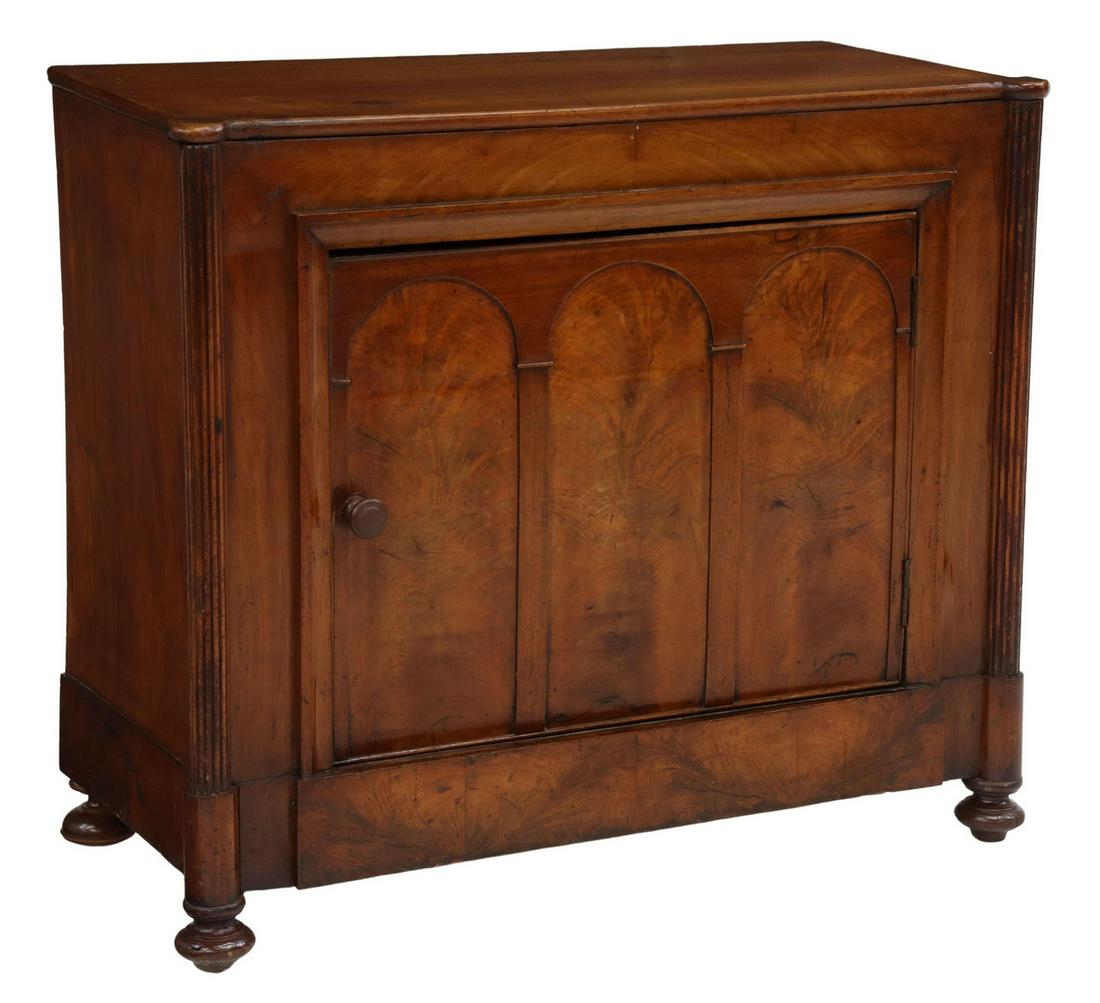 FRENCH MAHOGANY SINGLE-DOOR CABINET (1 of 5)