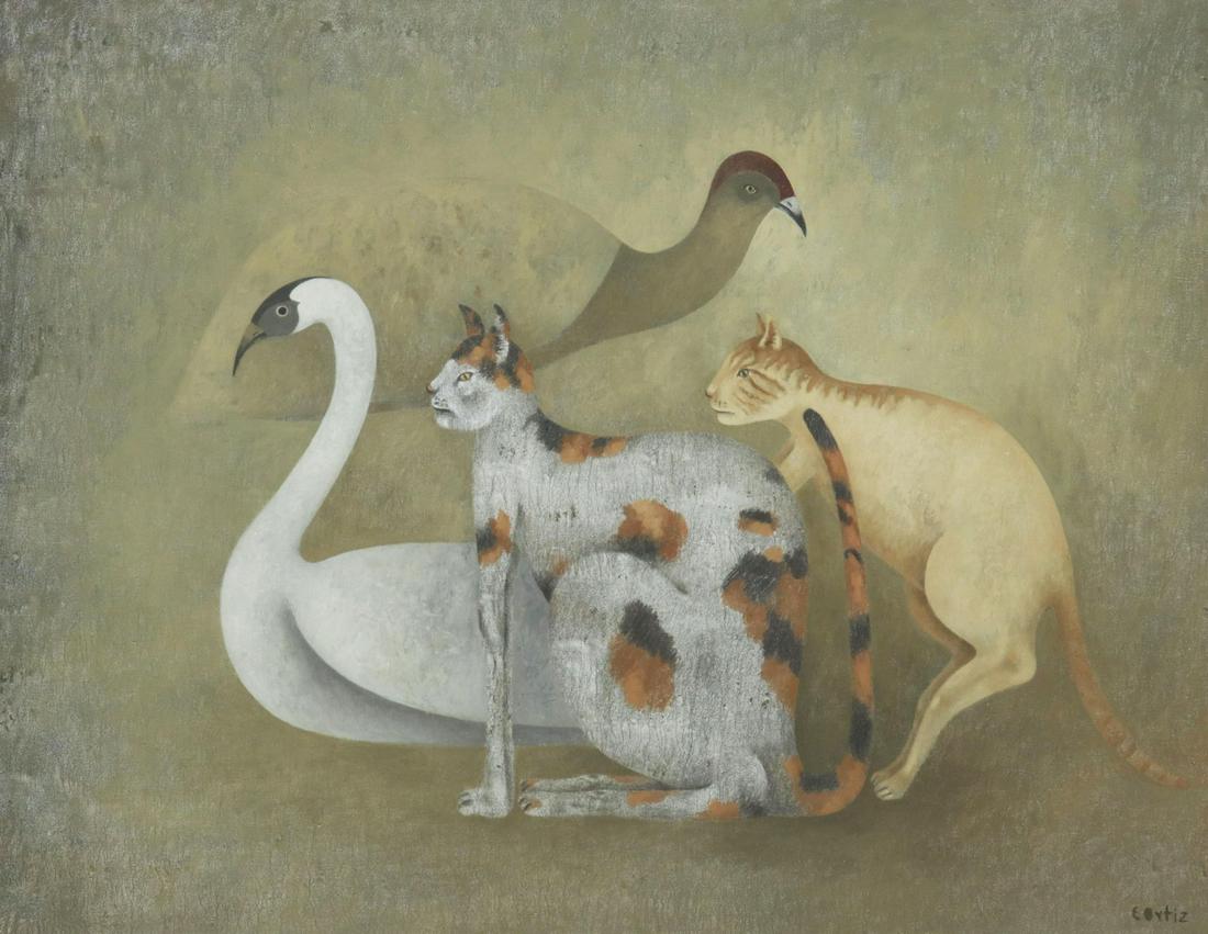 EMILIO ORTIZ (1936-1987) ESTABA UN GATO SENTADO (1 of 4)