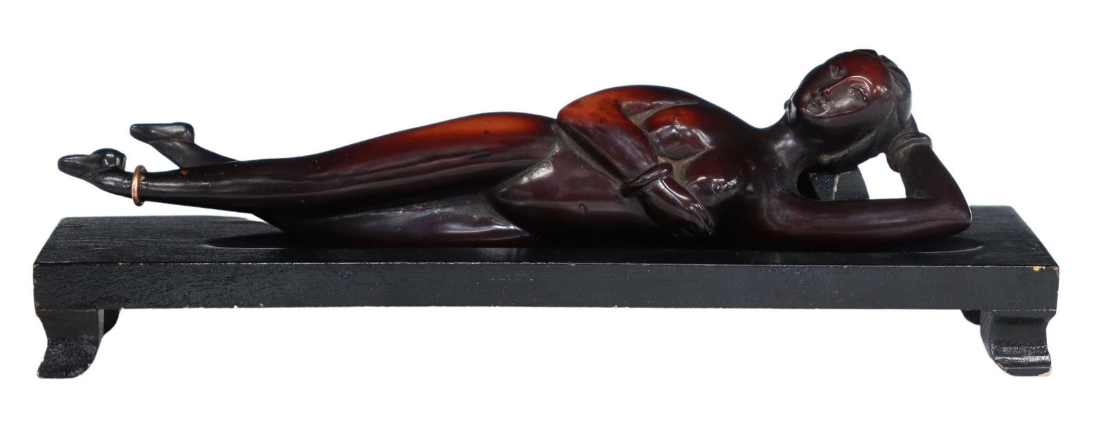 CHINESE DOCTOR'S MODEL ON WOOD BASE (1 of 4)