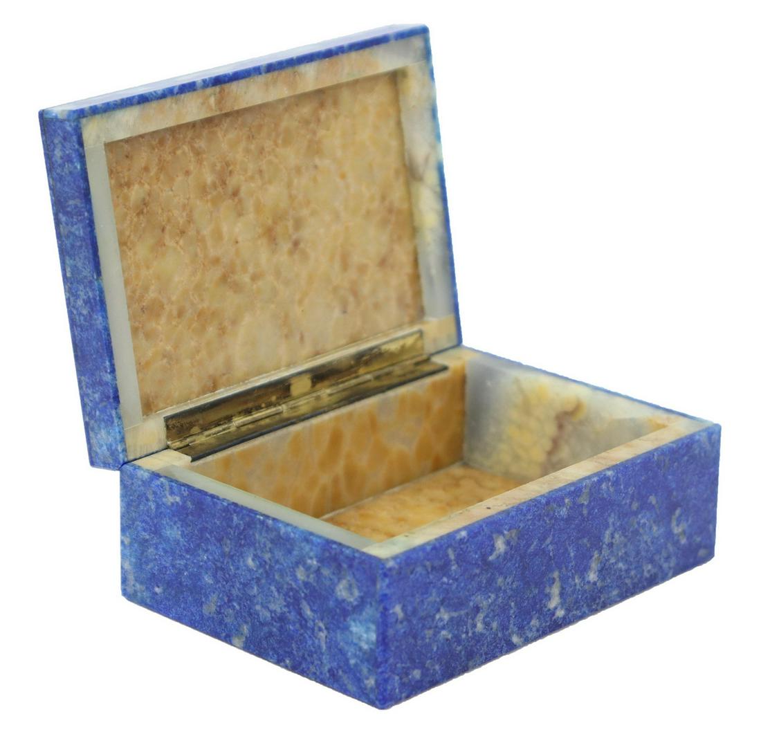 LAPIS LAZULI DESK OR TABLE BOX (1 of 7)