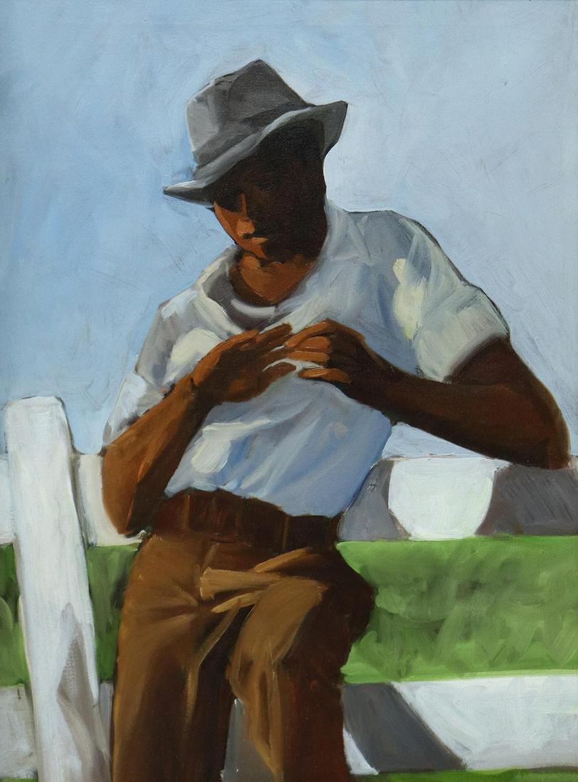 CHARLY PALMER (B.1960) AFRICAN AMERICAN PORTRAIT (1 of 3)