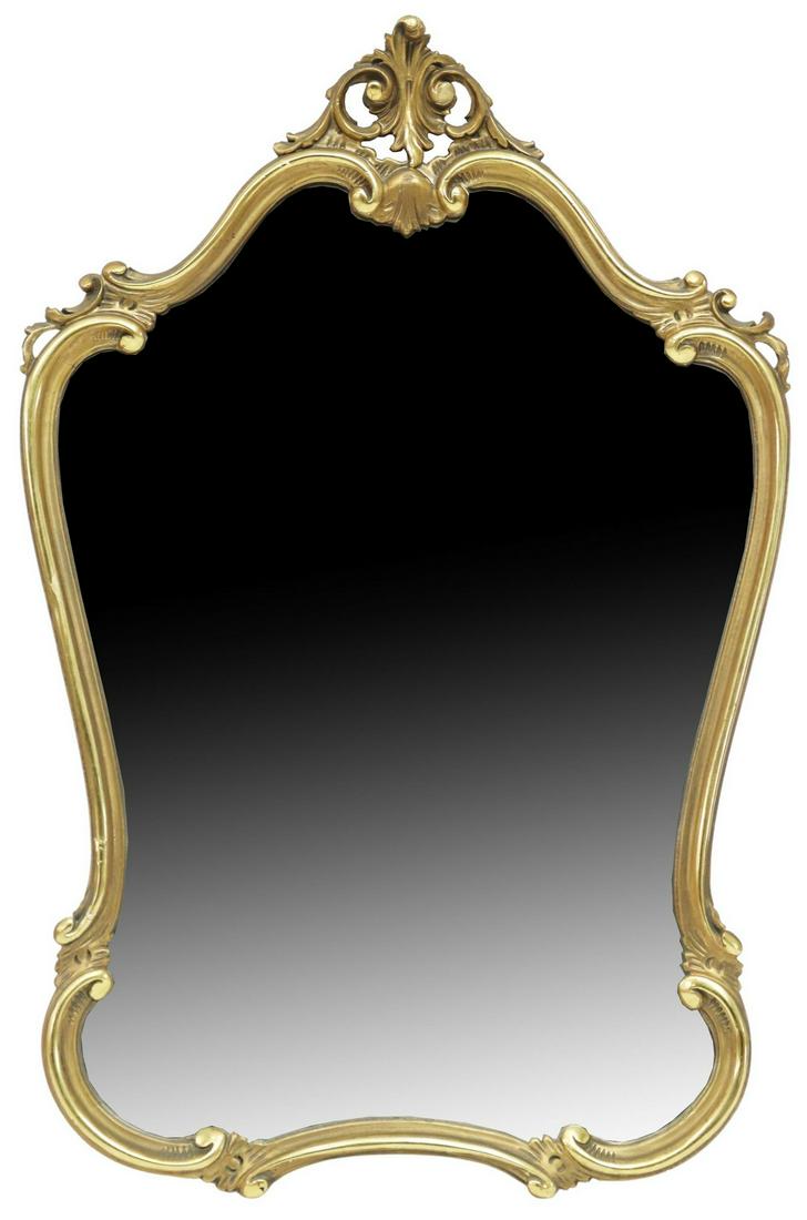 LOUIS XV STYLE GILTWOOD WALL MIRROR (1 of 3)