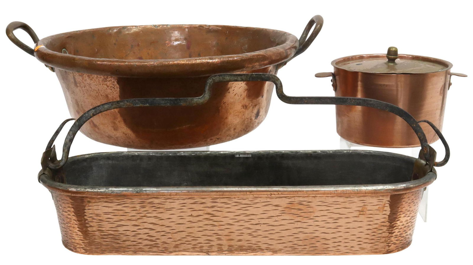 (3) FRENCH COPPER KITCHENWARE, FISH POACHER (1 of 5)