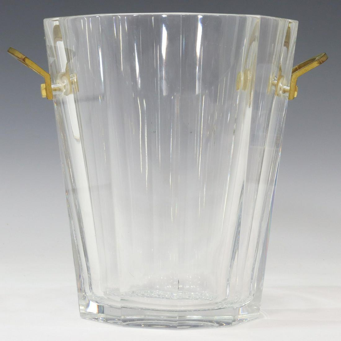 FRENCH BACCARAT 'MAXIM' CRYSTAL CHAMPAGNE BUCKET (1 of 4)