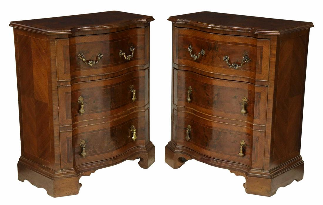 (2) ITALIAN BAROQUE STYLE BEDSIDE CABINETS (1 of 6)