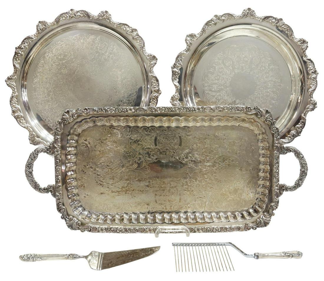 (5) SILVERPLATE & STERLING-HANDLED TABLEWARE (1 of 9)