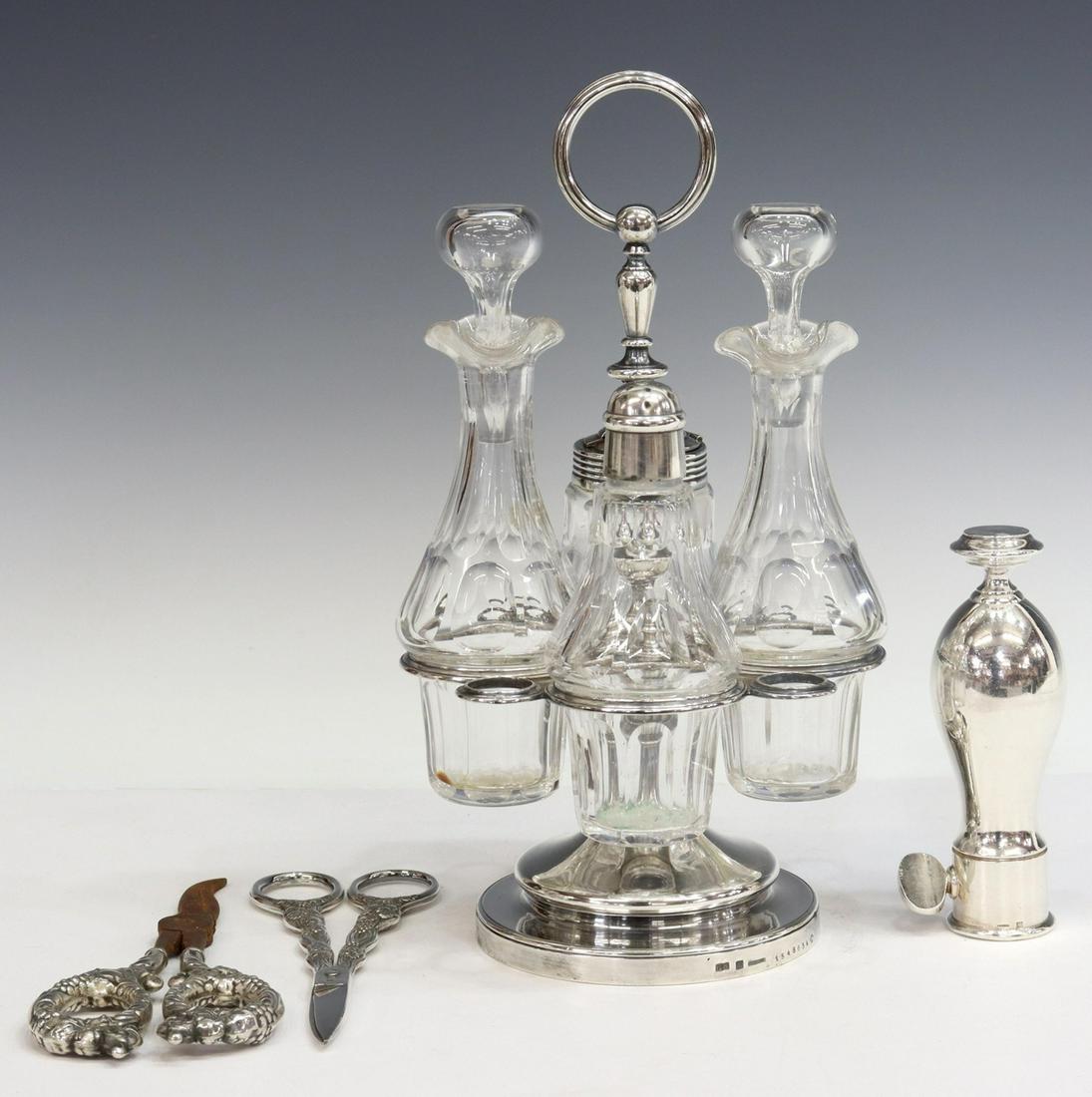 (4) CHRISTOFLE SILVERPLATE CRUET & MANCHE A GIGOT (1 of 4)