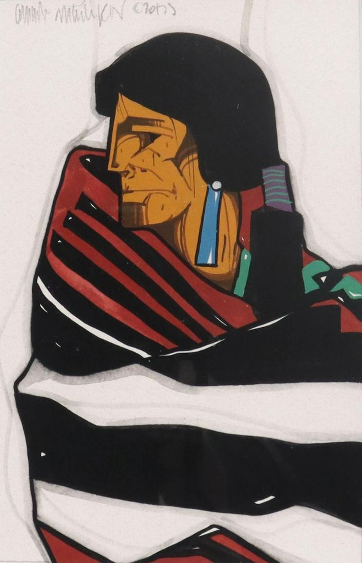 AMADO MAURILIO PENA (B.1943) 'LA BONITA' PAINTING (1 of 4)