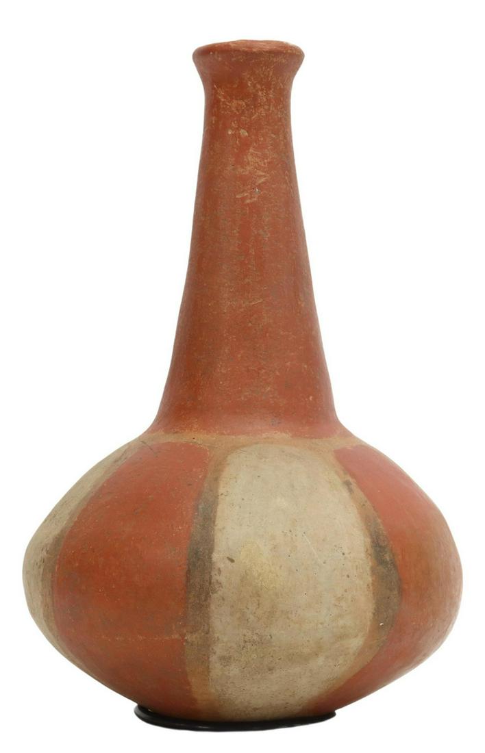 QUAPAW POTTERY WATERBOTTLE, SAM JOHNSON COA (1 of 5)