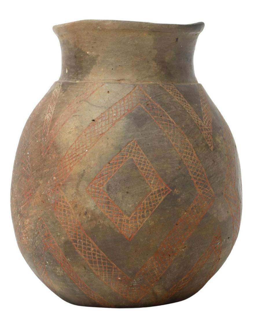 CADDO FRIENDSHIP POTTERY OLLA, SAM JOHNSON COA (1 of 5)