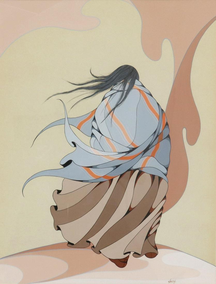 DIANE O'LEARY (1935-2013) COMANCHE WOMAN (1 of 4)