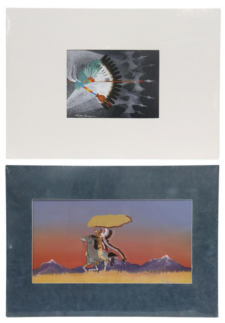 (2) TIMOTHY TATE NEVAQUAYA (B.1966) PAINTINGS (1 of 6)