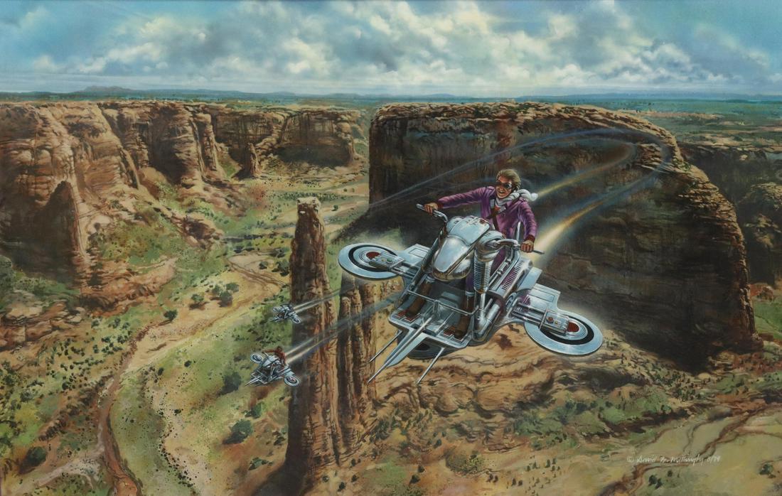 DAVID MATTINGLY (B.1956) SCI-FI ILLUSTRATION ART (1 of 4)